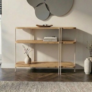 Κονσόλα Notus χρώμα sapphire oak 92x34,5x75εκ.