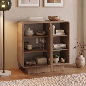 Μπουφές Rovel χρώμα sepet oak 80,3x39x80,4εκ.