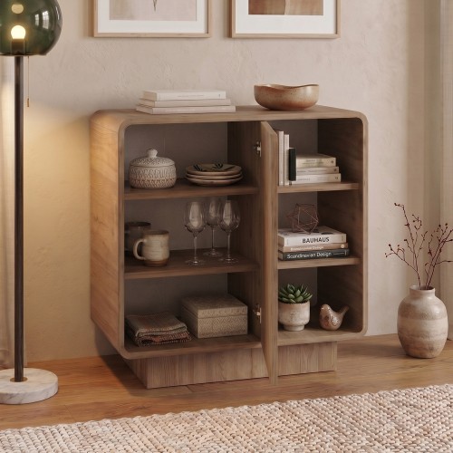 Μπουφές Rovel χρώμα sepet oak 80,3x39x80,4εκ.