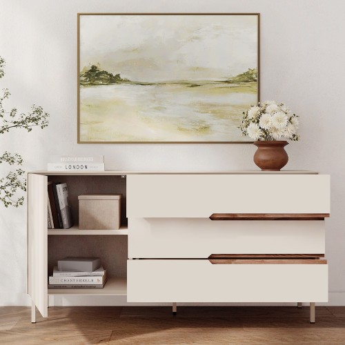 Μπουφές Arch χρώμα sandstone 150x40x78,4εκ.