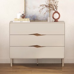 Συρταριέρα Marquise χρώμα sandstone 98x40x78,5εκ.