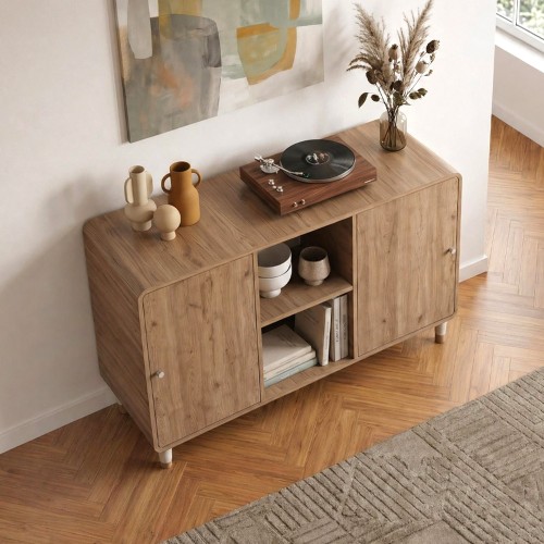 Μπουφές Doro χρώμα sepet oak 150,2x39x81εκ.