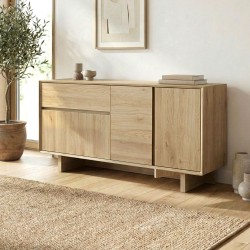 Μπουφές Capri χρώμα sapphire oak 146x45x76,5εκ.