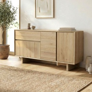 Μπουφές Capri χρώμα sapphire oak 146x45x76,5εκ.