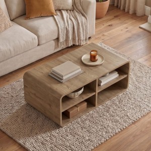 Τραπεζάκι σαλονιού Rovel χρώμα sepet oak 80,3x50x32,5εκ.