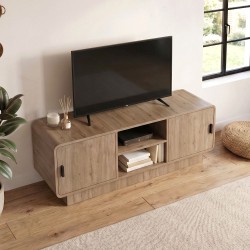 Έπιπλο τηλεόρασης Rovel χρώμα sepet oak 140,3x39x50εκ.