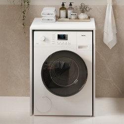 Έπιπλο πλυντηρίου Pinar χρώμα λευκό 65,5x60x88,6εκ.