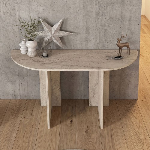 Κονσόλα Cortado χρώμα travertine 120x35x75εκ.
