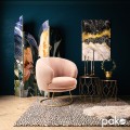 Πολυθρόνα Rony Pakoworld Βελούδο Ροζ-Χρυσό 78X75X82Εκ | Mymegamarket.gr Πολυθρόνα Rony Pakoworld Βελούδο Ροζ-Χρυσό 78X75X82Εκ | Mymegamarket.gr