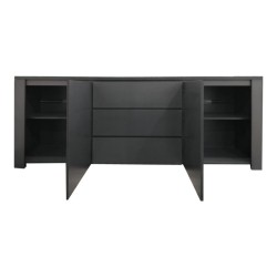 Μπουφές Kalya Σε Ανθρακί Απόχρωση 220X49X89.5Εκ