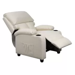 SUNDAY MASSAGE ΠΟΛΥΘΡΟΝΑ ΚΡΕΜ PU 78Χ89Χ106εκ.