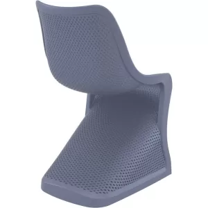 BLOOM DARK GREY ΚΑΡΕΚΛΑ ΠΟΛ/ΝΙΟΥ 50X58X85εκ.