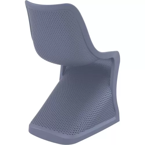 BLOOM DARK GREY ΚΑΡΕΚΛΑ ΠΟΛ/ΝΙΟΥ 50X58X85εκ.