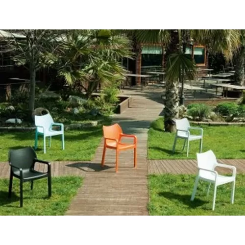 DIVA SILVER GREY ΠΟΛΥΘΡΟΝΑ ΠΟΛ/ΝΙΟΥ 57X53X84εκ.