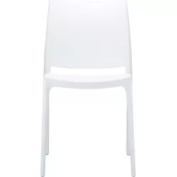 MAYA ΚΑΡΕΚΛΑ WHITE ΠΟΛ/ΝΙΟΥ 44Χ50Χ81εκ.