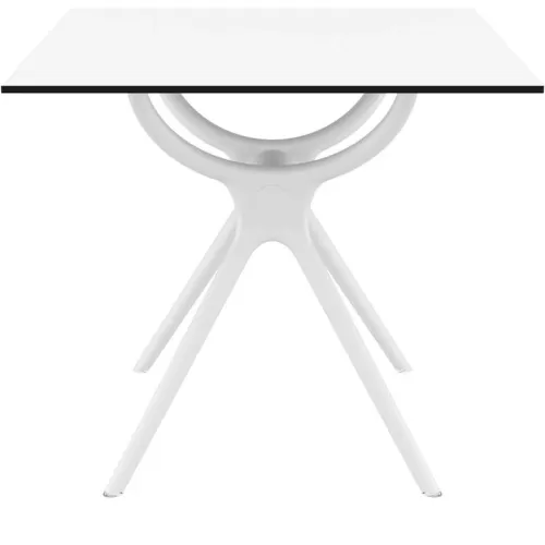 AIR ΤΡΑΠΕΖΙ 80Χ80Χ74εκ. WHITE LAMINATE 12mm