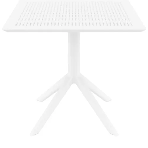 SKY WHITE 80X80X74εκ. ΤΡΑΠΕΖΙ ΠΟΛ/ΝΙΟΥ