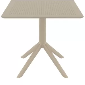 SKY TAUPE 80X80X74εκ. ΤΡΑΠΕΖΙ ΠΟΛ/ΝΙΟΥ