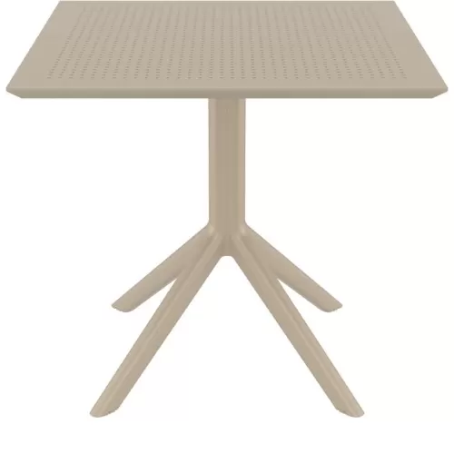 SKY TAUPE 80X80X74εκ. ΤΡΑΠΕΖΙ ΠΟΛ/ΝΙΟΥ
