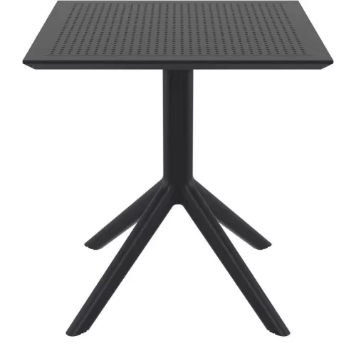 SKY BLACK 70X70X74εκ. ΤΡΑΠΕΖΙ ΠΟΛ/ΝΙΟΥ