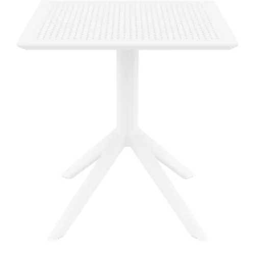 SKY WHITE 70X70X74εκ. ΤΡΑΠΕΖΙ ΠΟΛ/ΝΙΟΥ