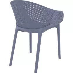 SKY DARK GREY(Σ4)ΠΟΛΥΘΡΟΝΑ ΠΟΛ/ΝΙΟΥ 54X60X81εκ.