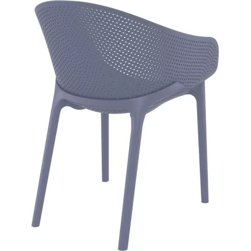 SKY DARK GREY(Σ4)ΠΟΛΥΘΡΟΝΑ ΠΟΛ/ΝΙΟΥ 54X60X81εκ.