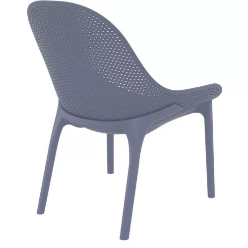 SKY LOUNGE DARK GREY ΠΟΛΥΘΡΟΝΑ ΠΟΛ/ΝΙΟΥ 60X71X83εκ.