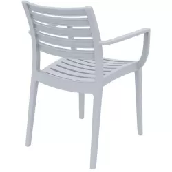 ARTEMIS SILVER GREY ΠΟΛΥΘΡΟΝΑ ΠΟΛ/ΝΙΟΥ 58X58X83.5εκ.