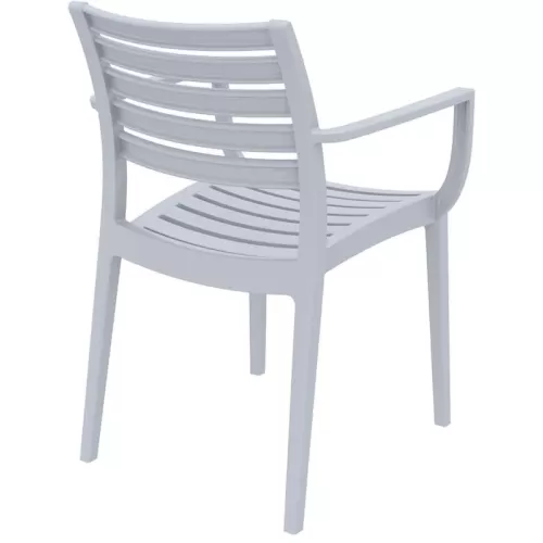 ARTEMIS SILVER GREY ΠΟΛΥΘΡΟΝΑ ΠΟΛ/ΝΙΟΥ 58X58X83.5εκ.
