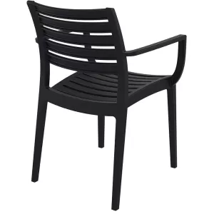ARTEMIS BLACK ΠΟΛΥΘΡΟΝΑ ΠΟΛ/ΝΙΟΥ 58X58X83.5εκ.
