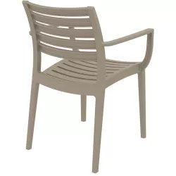 ARTEMIS TAUPE ΠΟΛΥΘΡΟΝΑ ΠΟΛ/ΝΙΟΥ 58X58X83.5εκ.