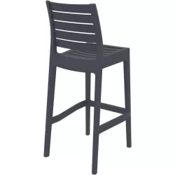 ARES ΣΚΑΜΠΟ ΜΠΑΡ75εκ. DARK GREY ΠΟΛ/ΝΙΟΥ 45Χ51Χ108εκ.