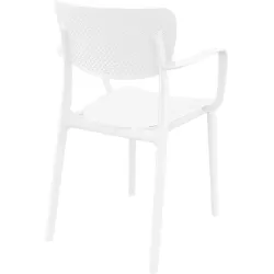 LOFT WHITE ΠΟΛΥΘΡΟΝΑ ΠΟΛ/ΝΙΟΥ 54X53X82εκ.