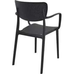 LOFT BLACK ΠΟΛΥΘΡΟΝΑ ΠΟΛ/ΝΙΟΥ 54X53X82εκ.