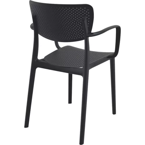 LOFT BLACK ΠΟΛΥΘΡΟΝΑ ΠΟΛ/ΝΙΟΥ 54X53X82εκ.