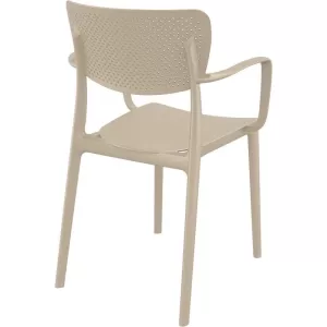 LOFT TAUPE ΠΟΛΥΘΡΟΝΑ ΠΟΛ/ΝΙΟΥ 54X53X82εκ.
