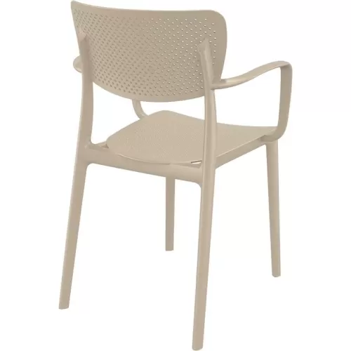 LOFT TAUPE ΠΟΛΥΘΡΟΝΑ ΠΟΛ/ΝΙΟΥ 54X53X82εκ.