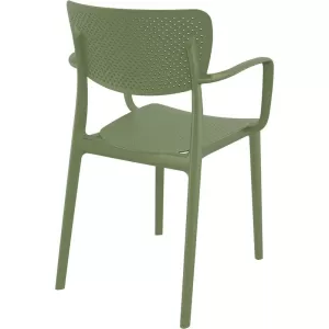 LOFT OLIVE GREEN ΠΟΛΥΘΡΟΝΑ ΠΟΛ/ΝΙΟΥ 54X53X82εκ.