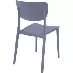 MONNA DARK GREY ΚΑΡΕΚΛΑ ΠΟΛ/ΝΙΟΥ 45Χ53Χ82εκ.