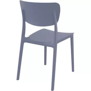 MONNA DARK GREY ΚΑΡΕΚΛΑ ΠΟΛ/ΝΙΟΥ 45Χ53Χ82εκ.