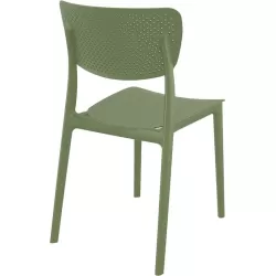 LUCY OLIVE GREEN ΚΑΡΕΚΛΑ ΠΟΛΥΠΡΟΠΥΛΕΝΙΟΥ 45Χ53Χ82εκ.