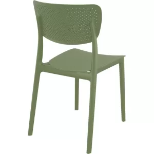LUCY OLIVE GREEN ΚΑΡΕΚΛΑ ΠΟΛΥΠΡΟΠΥΛΕΝΙΟΥ 45Χ53Χ82εκ.