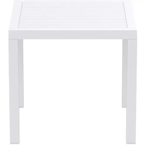 ARES ΤΡΑΠΕΖΙ 80Χ80Χ75εκ. WHITE ΠΟΛ/ΝΙΟΥ