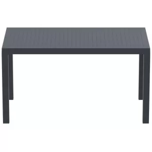 ARES ΤΡΑΠΕΖΙ 140Χ80Χ75εκ. DARK GREY ΠΟΛ/ΝΙΟΥ