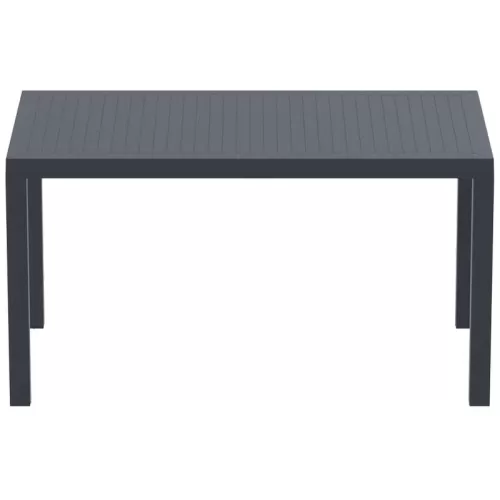 ARES ΤΡΑΠΕΖΙ 140Χ80Χ75εκ. DARK GREY ΠΟΛ/ΝΙΟΥ