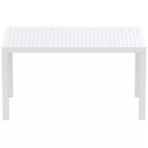 ARES ΤΡΑΠΕΖΙ 140Χ80Χ75εκ. WHITE ΠΟΛ/ΝΙΟΥ