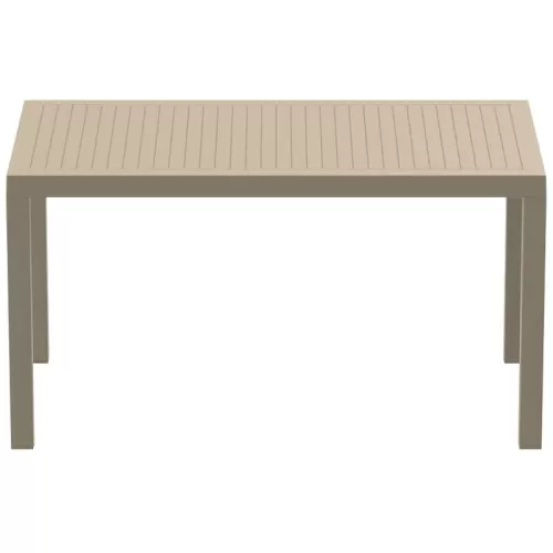 ARES ΤΡΑΠΕΖΙ 140Χ80Χ75εκ. TAUPE ΠΟΛ/ΝΙΟΥ