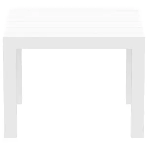 VEGAS WHITE 100X100/140Χ75εκ. ΕΠΕΚΤ.ΤΡΑΠΕΖΙ ΠΟΛ/ΝΙΟΥ