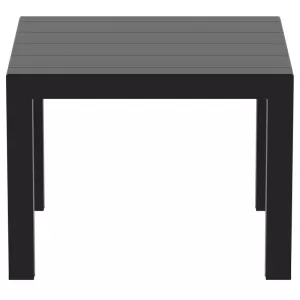 VEGAS BLACK 100X100/140Χ75εκ. ΕΠΕΚΤ.ΤΡΑΠΕΖΙ ΠΟΛ/ΝΙΟΥ
